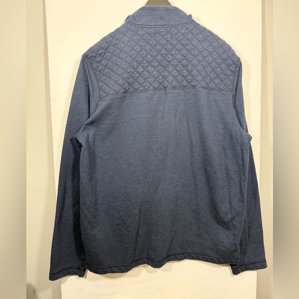 G.H. Bass & Co. Men's Dark Blue Zip-Up Sweater Size Large - Picture 5 of 15